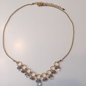 Gold Delicate Gemstone Necklace